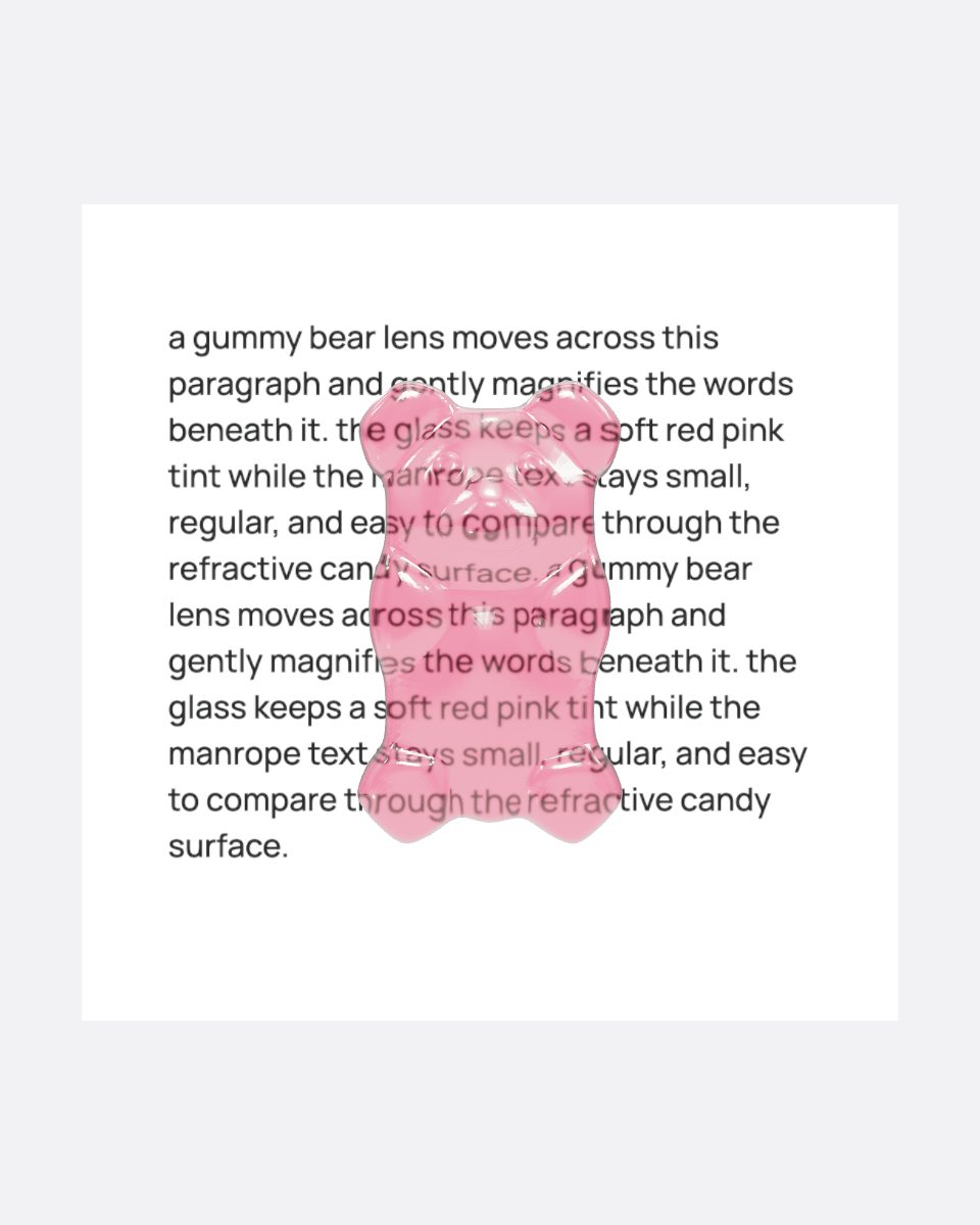 Gradient Gummy Bear component preview